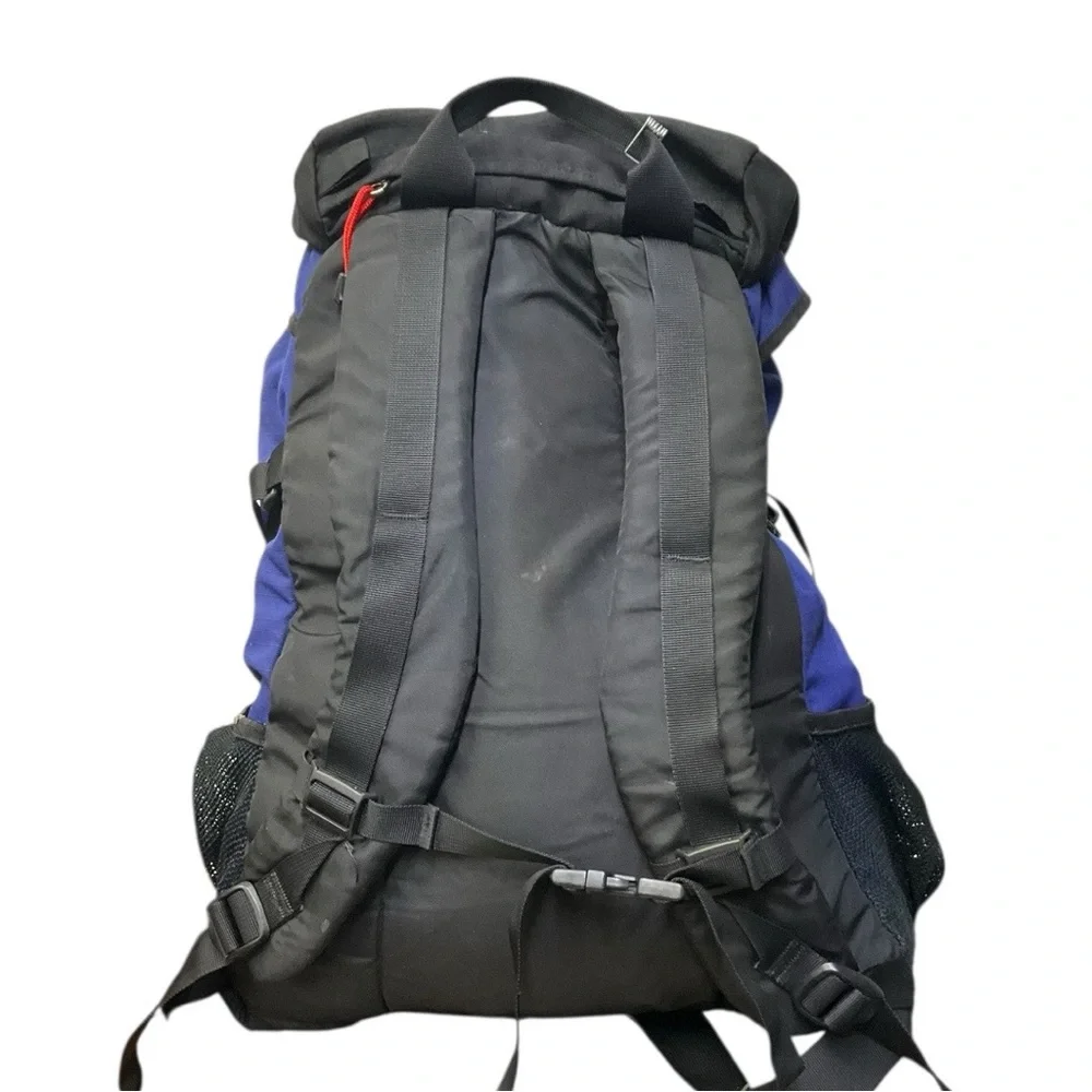 🎒 Vintage REI Blue Black‎ Top Load Hiking Backpack Trail Pack